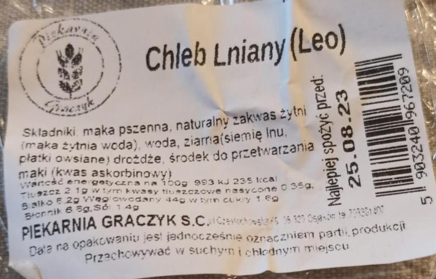 Zdjęcia - Chleb lniany Piekarnia Graczyk