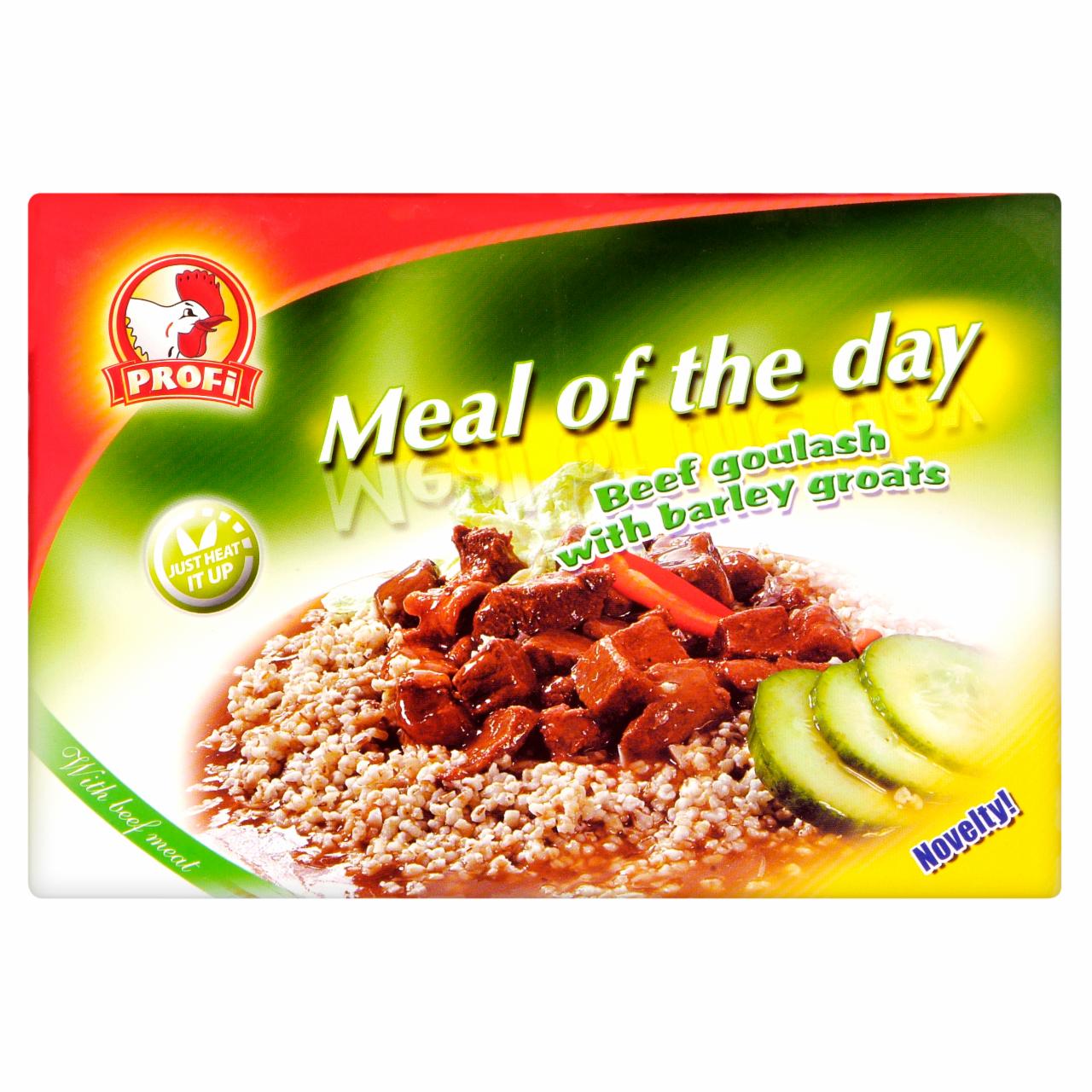 Zdjęcia - Profi Meal of the Day Beef Goulash with Barley Groats 400g