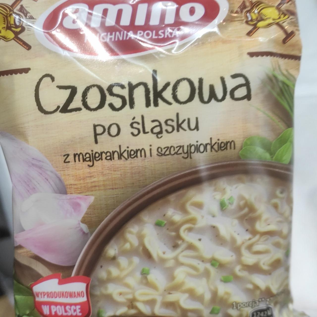 Zdjęcia - amino zupka czosnkowa po śląsku