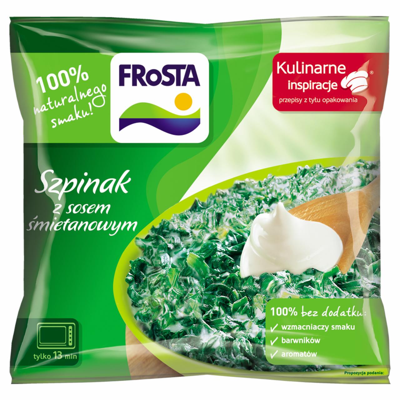 Zdjęcia - FRoSTA Szpinak z sosem śmietanowym 600 g