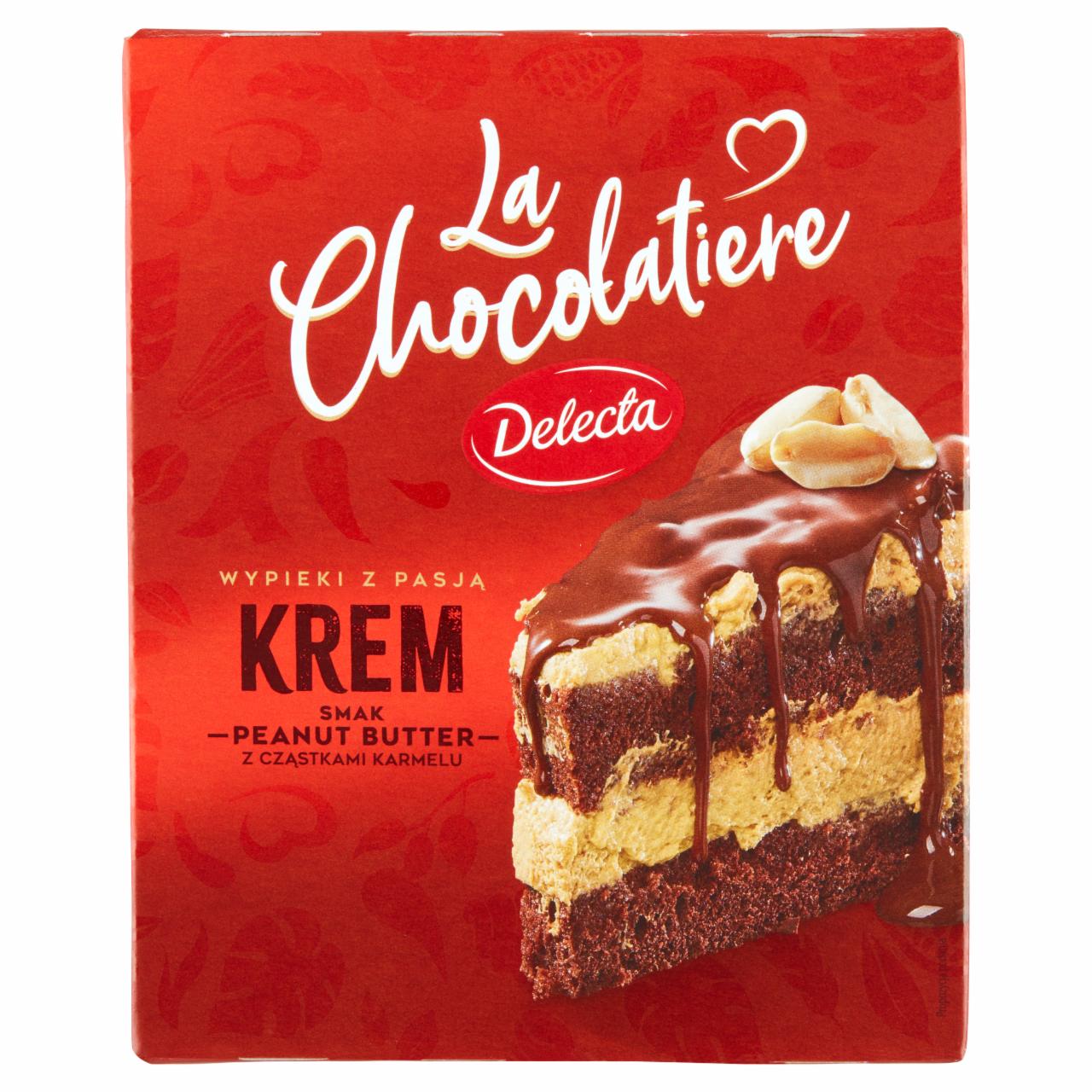 Zdjęcia - Delecta La Chocolatiere Krem smak peanut butter z cząstkami karmelu 74 g