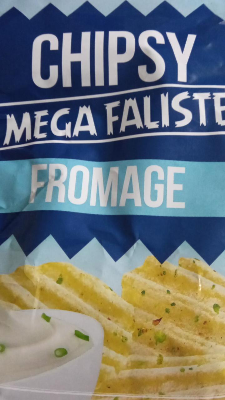 Zdjęcia - chipsy mega faliste fromage Lewiatan