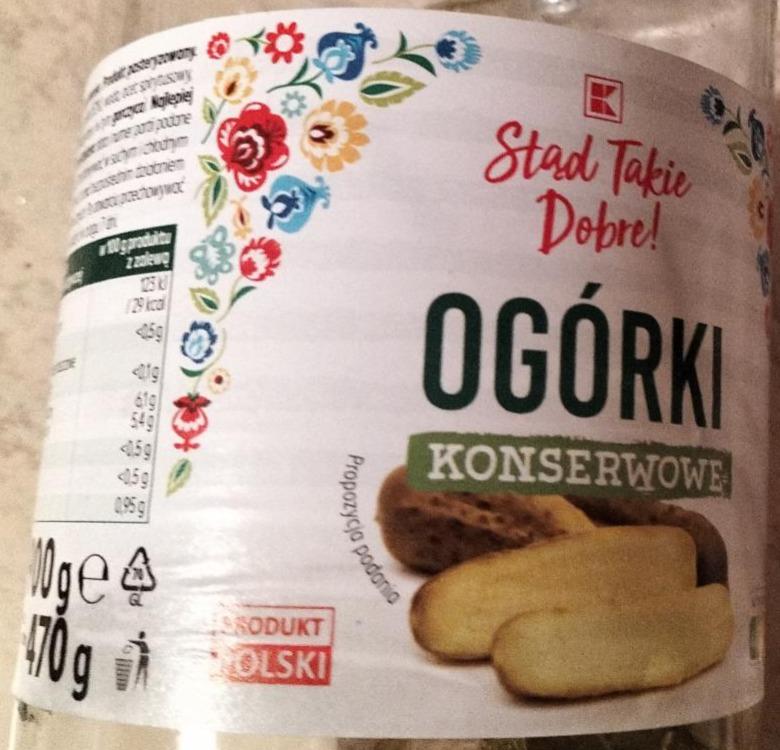 Zdjęcia - Ogórki konserwowe Kaufland Stąd takie dobre