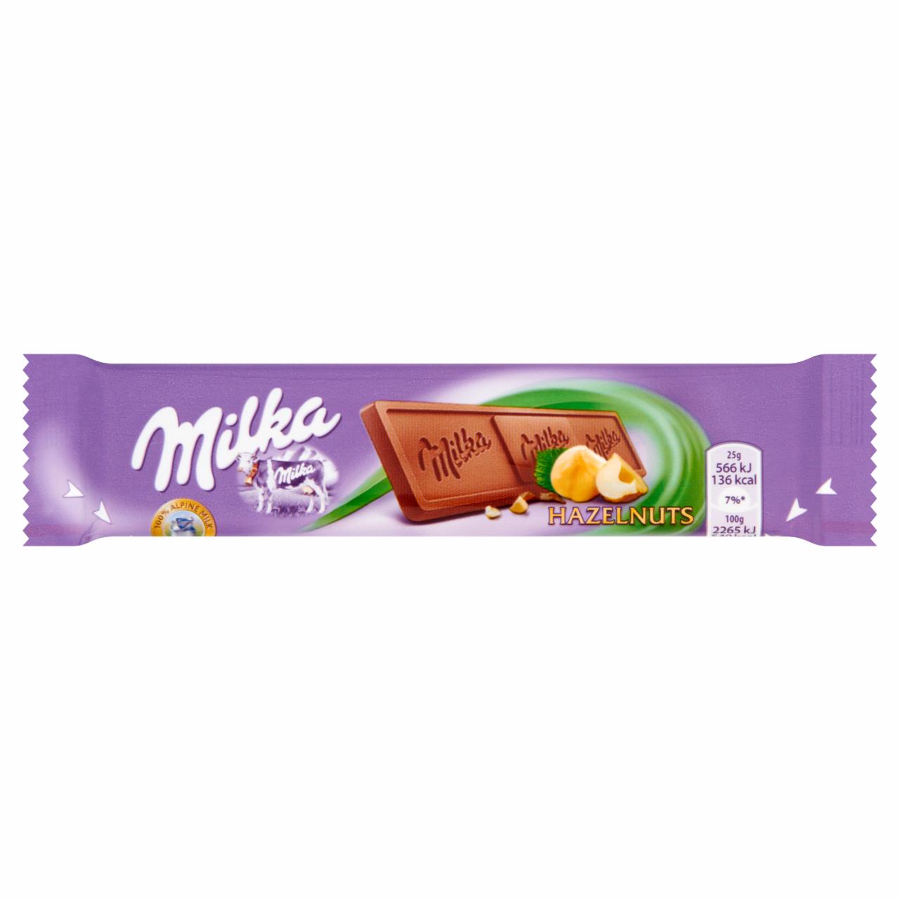 Zdjęcia - Milka Czekolada Hazelnuts 25 g