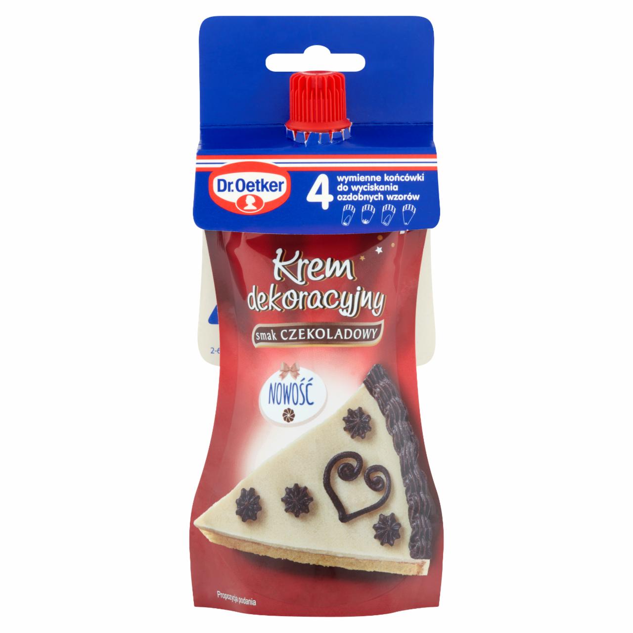 Zdjęcia - Dr. Oetker Krem dekoracyjny smak czekoladowy 140 g