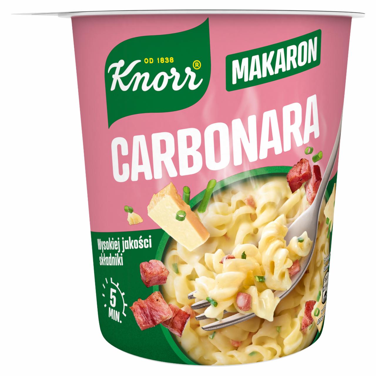 Zdjęcia - Knorr Makaron carbonara 55 g