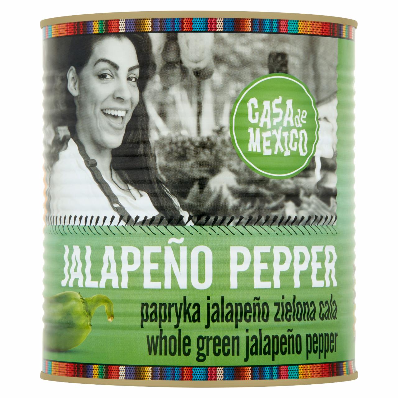 Zdjęcia - Casa de Mexico Papryka Jalapeño zielona cała 2,7 kg