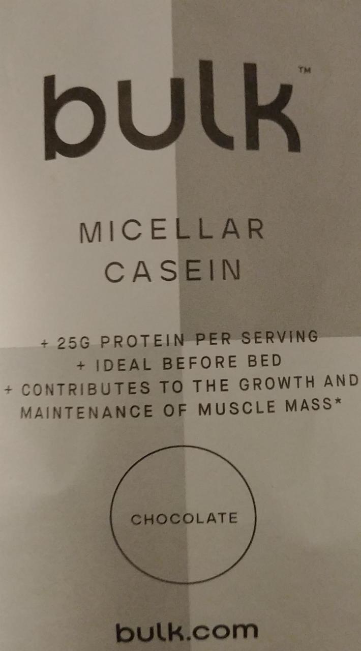 Zdjęcia - Bulk Micellar Casein Chocolate