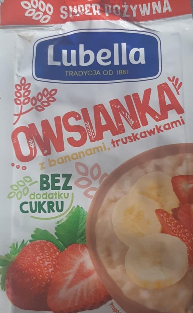 Zdjęcia - Owsianka z bananami truskawkami Lubella