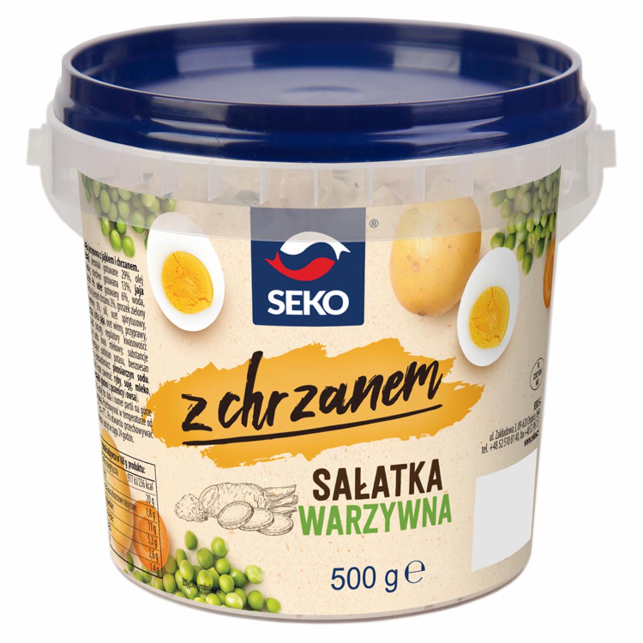 Zdjęcia - Seko Sałatka warzywna z chrzanem 500 g