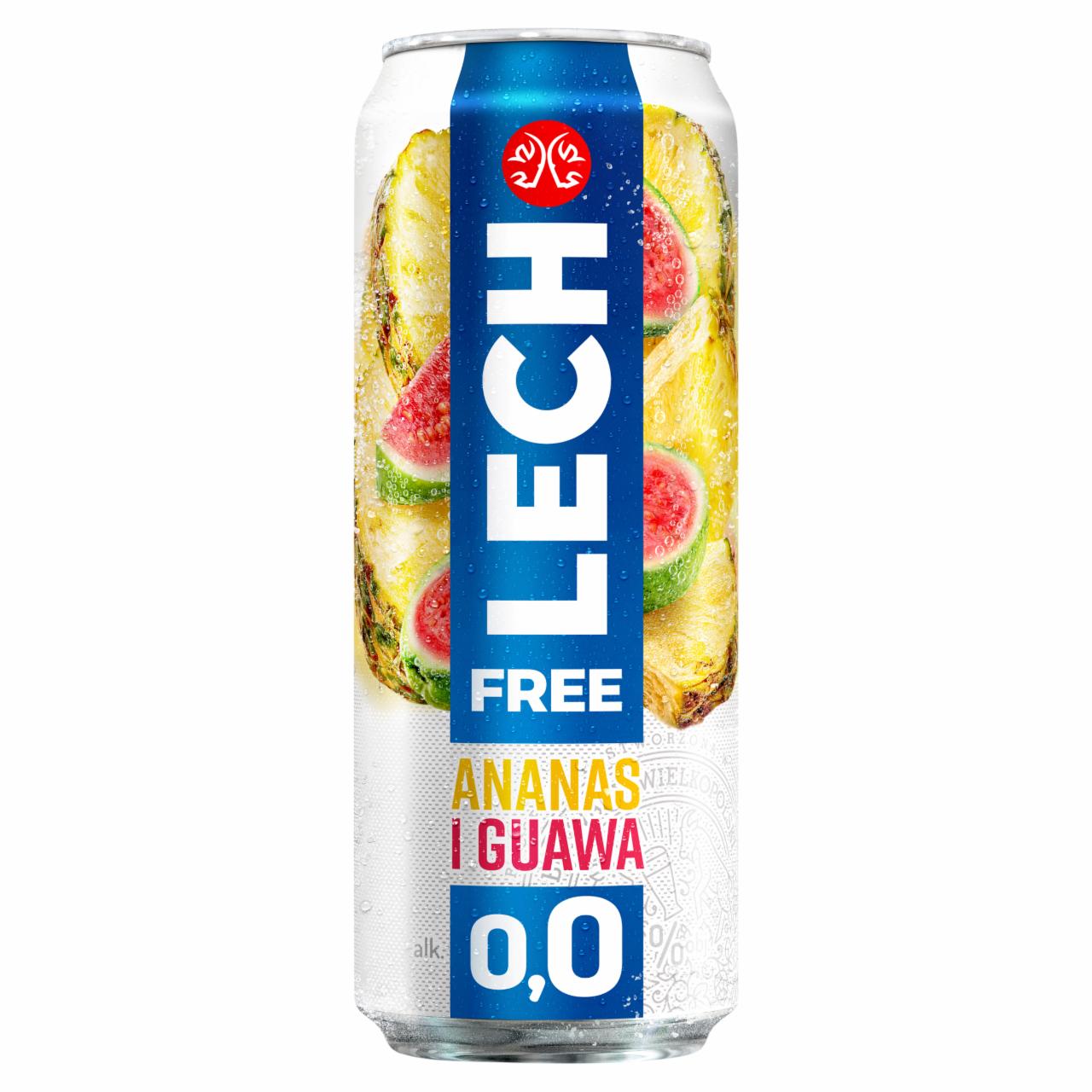 Zdjęcia - Lech Free Piwo bezalkoholowe ananas i guawa 500 ml