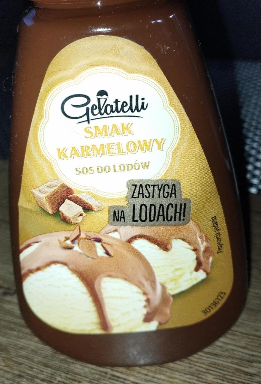 Zdjęcia - Smak karmelowy Sos do lodów Gelatelli