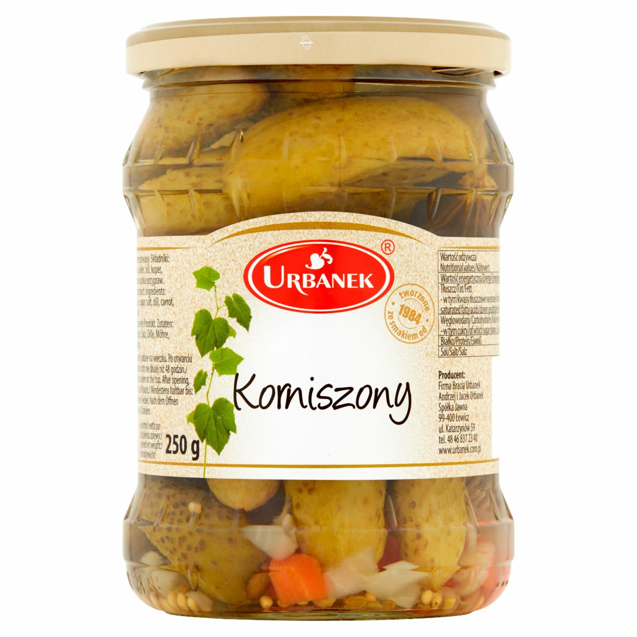 Zdjęcia - Urbanek Korniszony 520 g