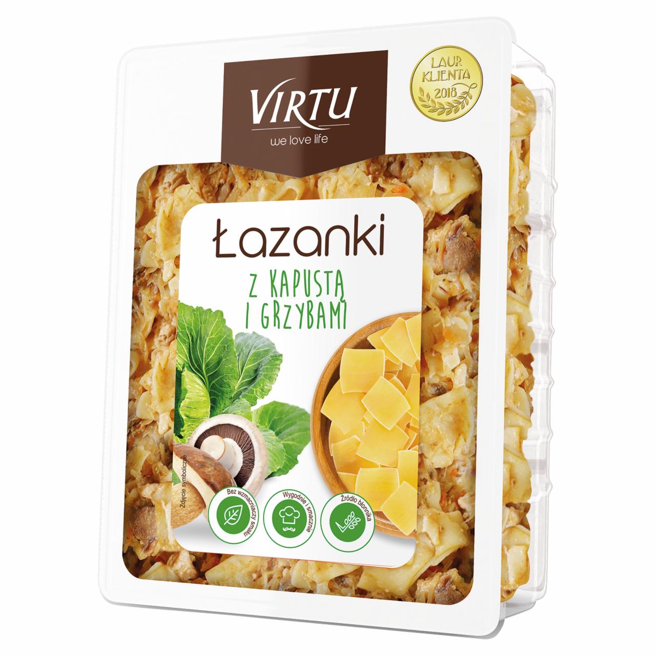 Zdjęcia - Łazanki z kapustą i grzybami Virtu