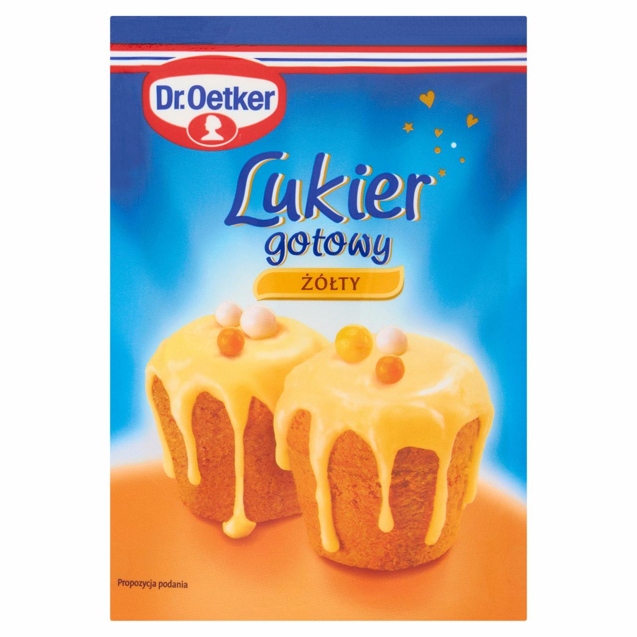 Zdjęcia - Dr. Oetker Lukier gotowy żółty 100 g