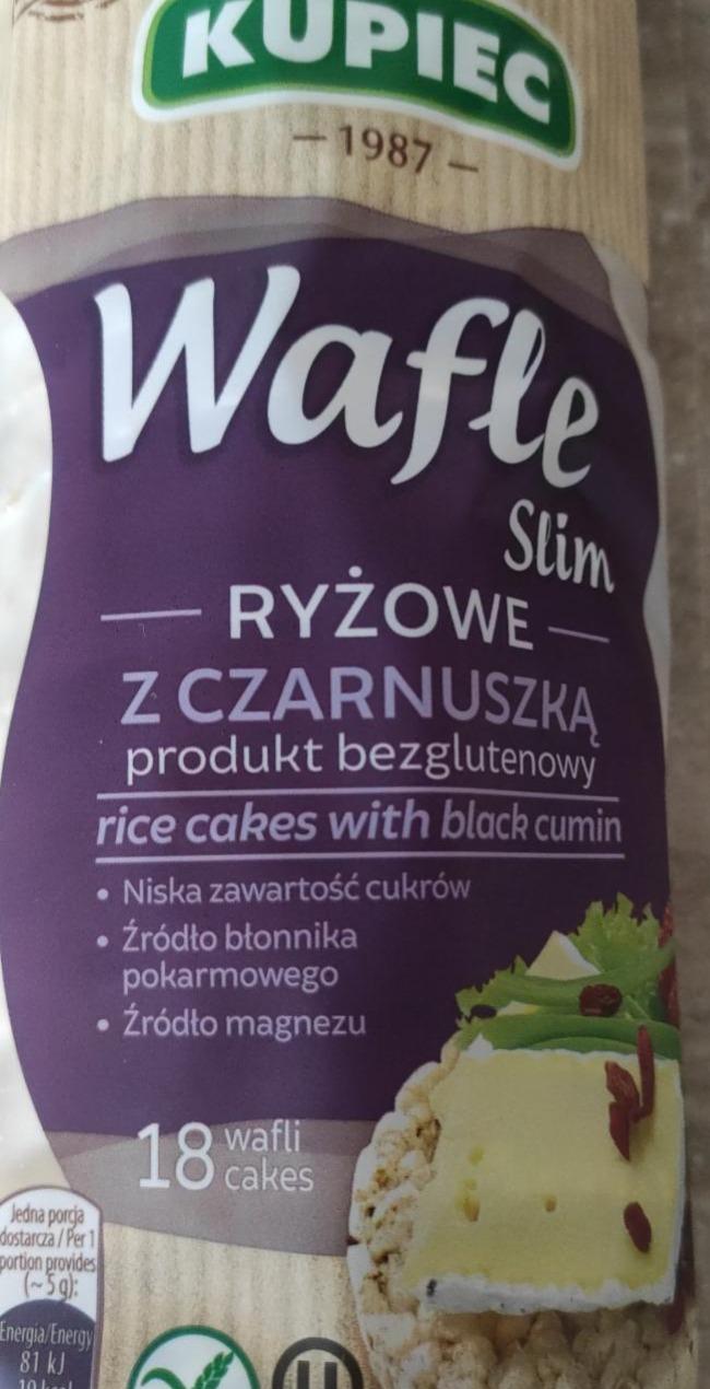 Zdjęcia - Wafle Slim ryżowe z czarnuszka Kupiec