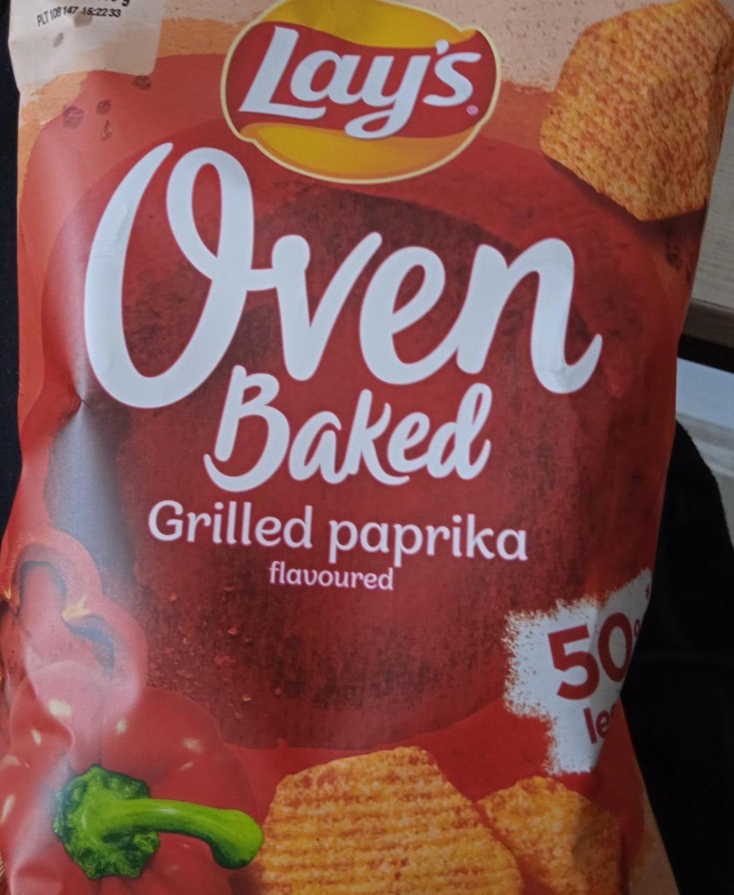 Zdjęcia - Oven baked grilled paprika Lay's