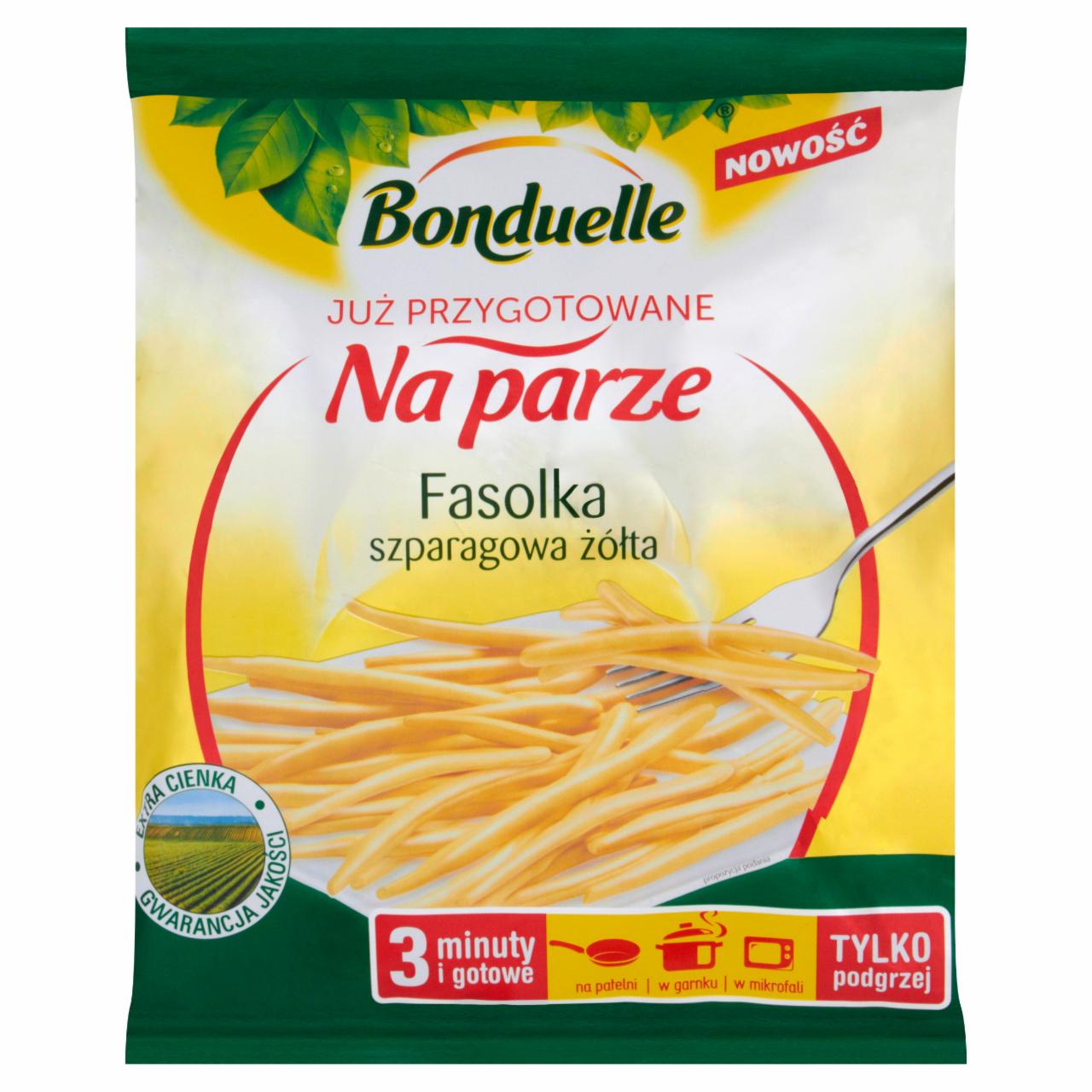 Zdjęcia - Bonduelle Już przygotowane na parze Fasolka żółta 400 g