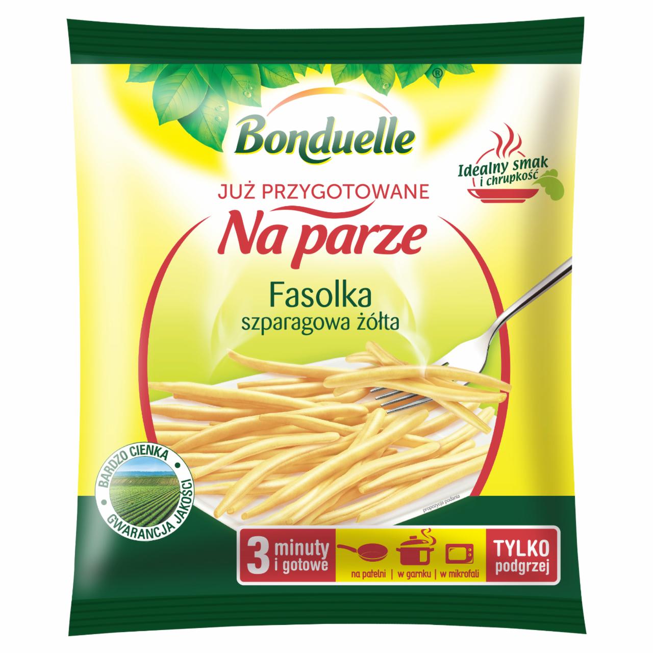 Zdjęcia - Bonduelle Już przygotowane na parze Fasolka żółta 400 g