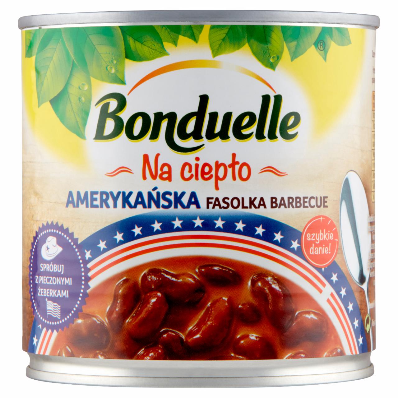 Zdjęcia - Bonduelle Na ciepło Amerykańska fasolka barbecue 430 g