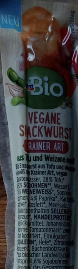 Zdjęcia - Vegane Snackwurst dmBio