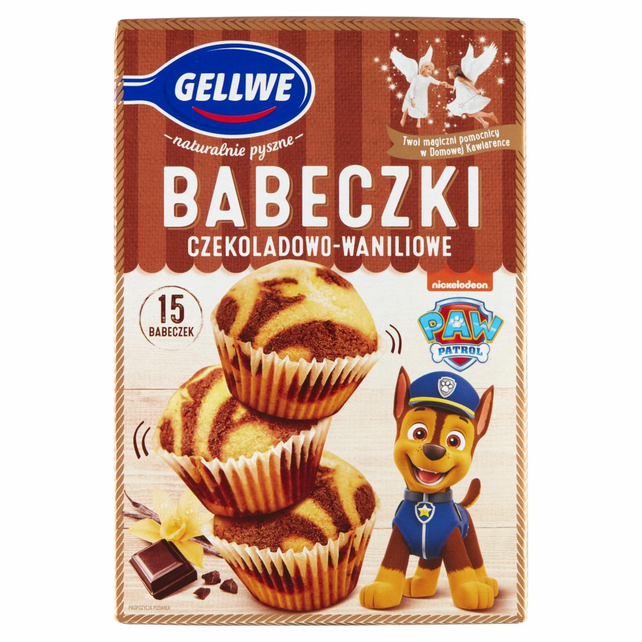 Zdjęcia - GELLWE Babeczki czekoladowo-waniliowe mieszanka do wypieku 238 g