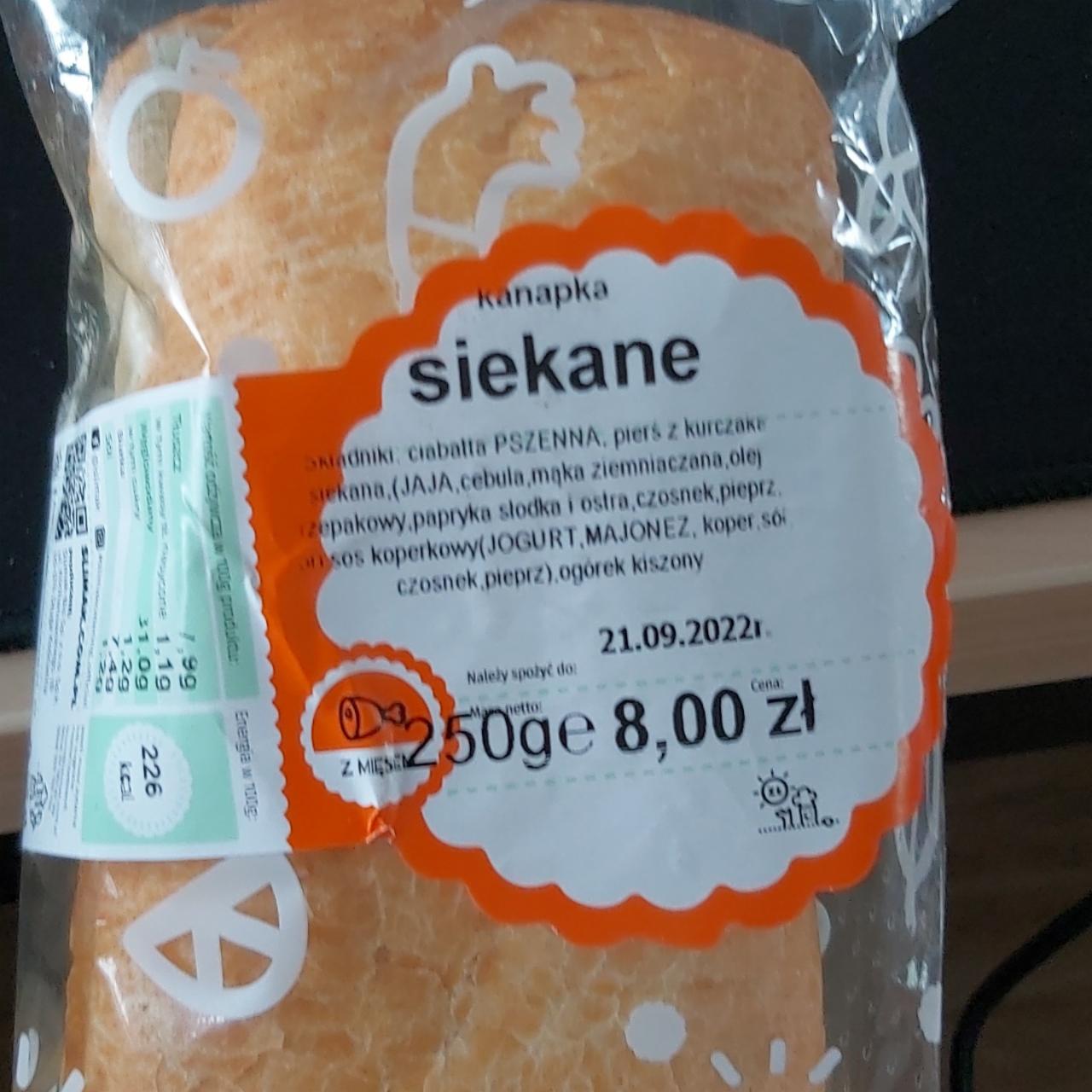 Zdjęcia - Ślimak Kanapka Siekane