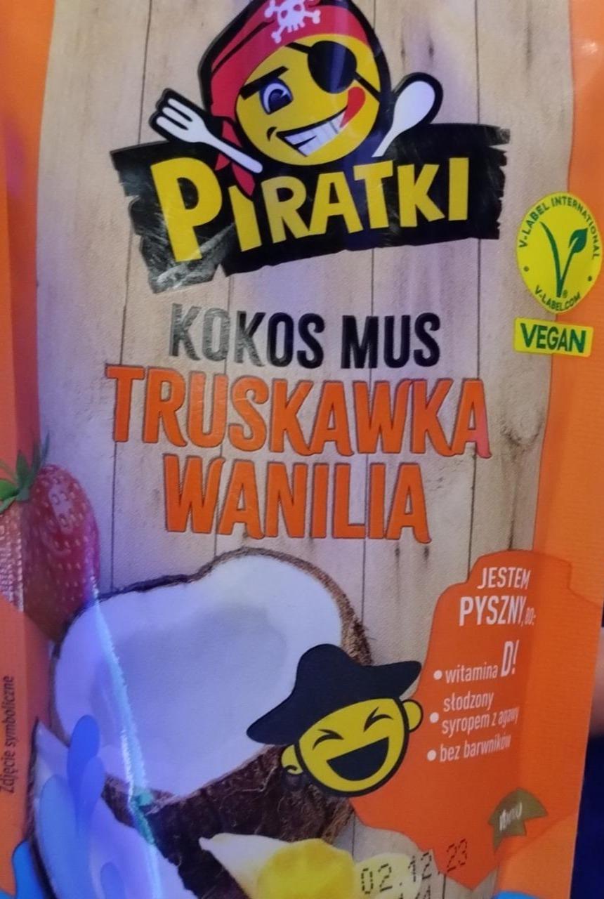 Zdjęcia - Kokos mus truskawka wanilia Piratki