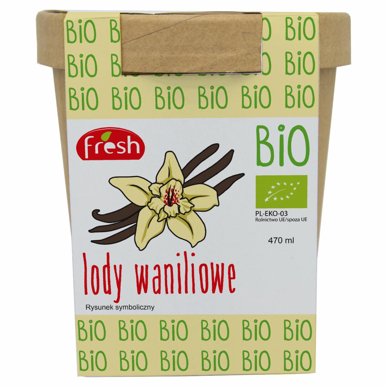 Zdjęcia - Bio lody waniliowe 470 ml