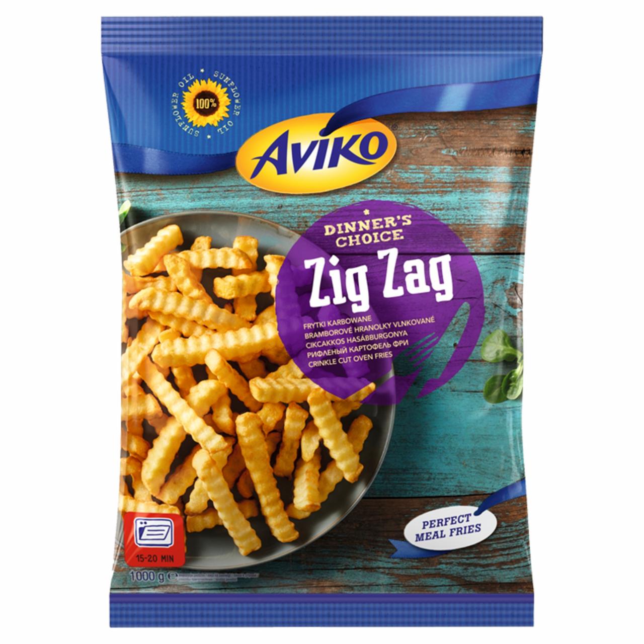 Zdjęcia - Aviko Zig Zag Frytki karbowane 1000 g