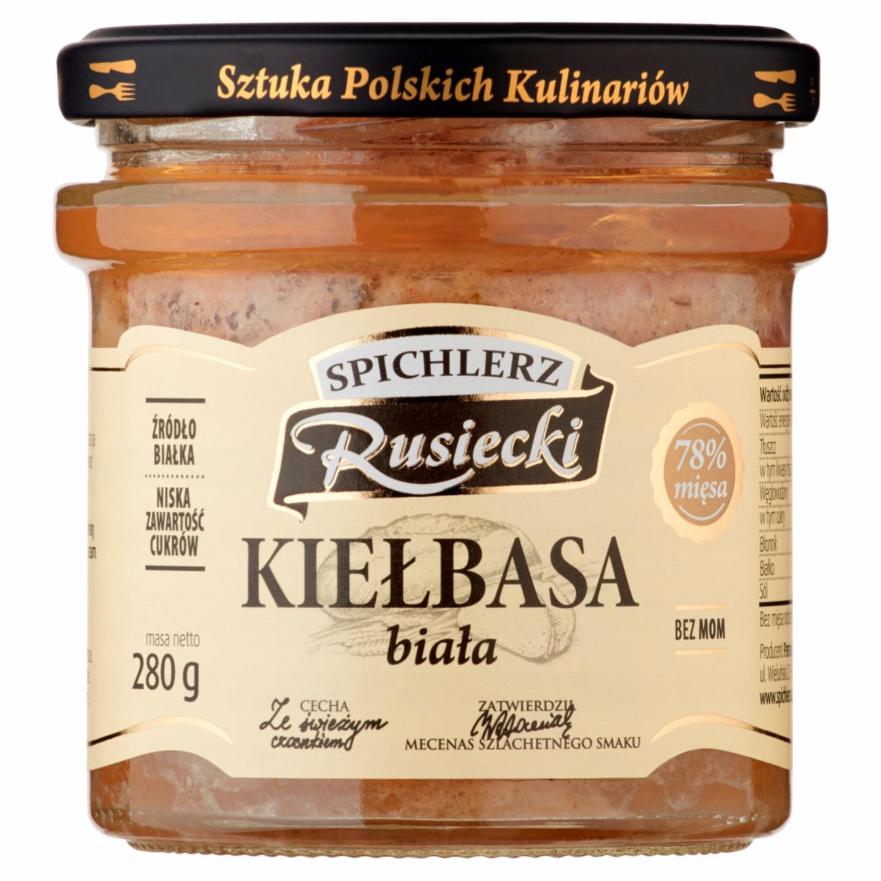 Zdjęcia - Spichlerz Rusiecki Kiełbasa biała 280 g