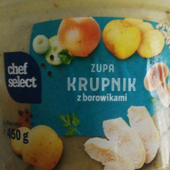 Zdjęcia - Zupa krupnik z borowikami chef select