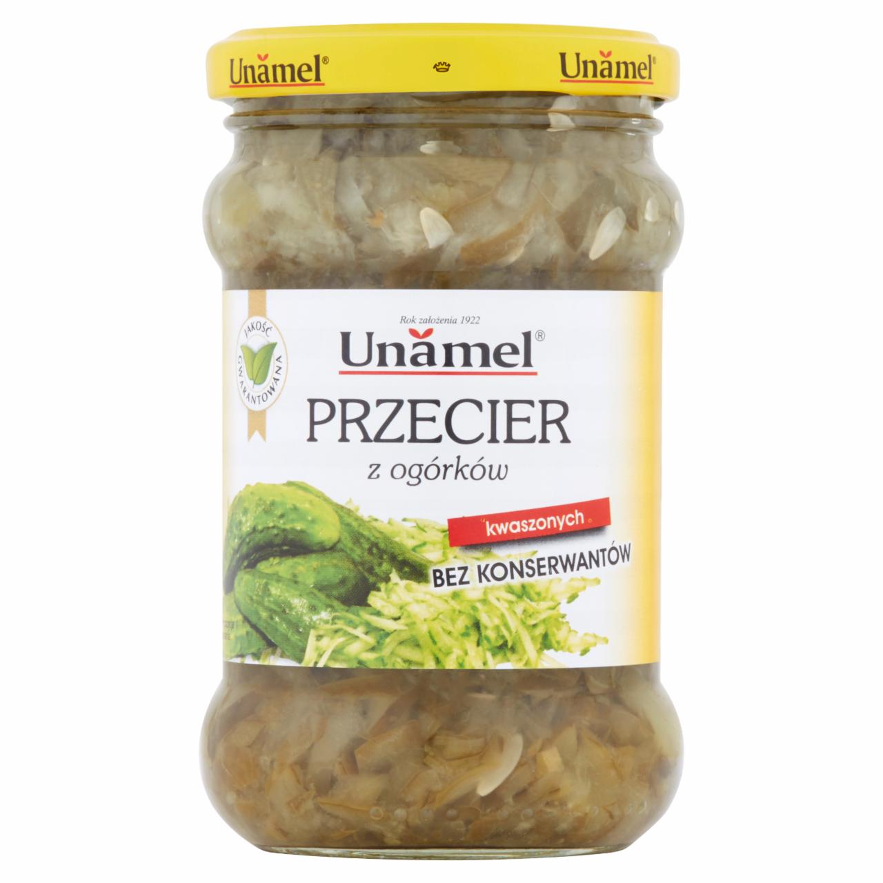 Zdjęcia - Unamel Przecier z ogórków kwaszonych 280 g