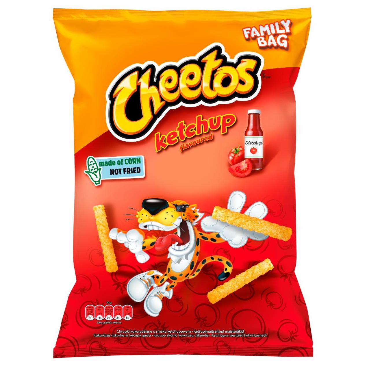 Zdjęcia - Chrupki kukurydziane o smaku ketchupowym 150 g Cheetos