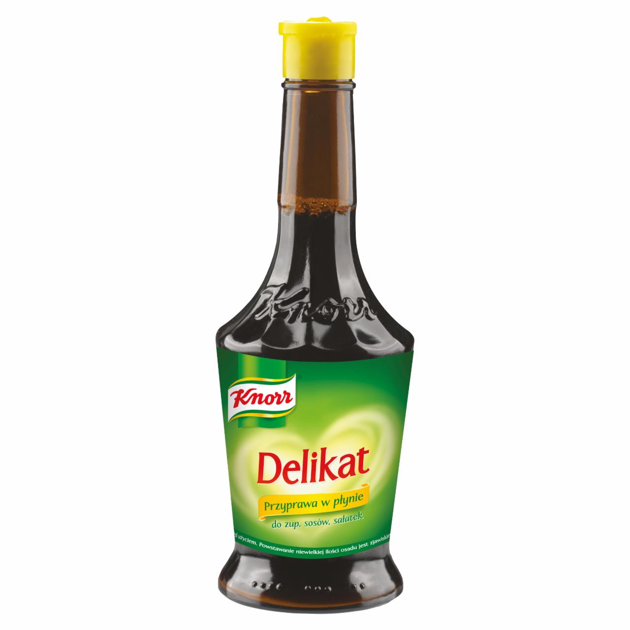 Zdjęcia - Knorr Delikat Przyprawa w płynie do zup sosów sałatek 174 ml