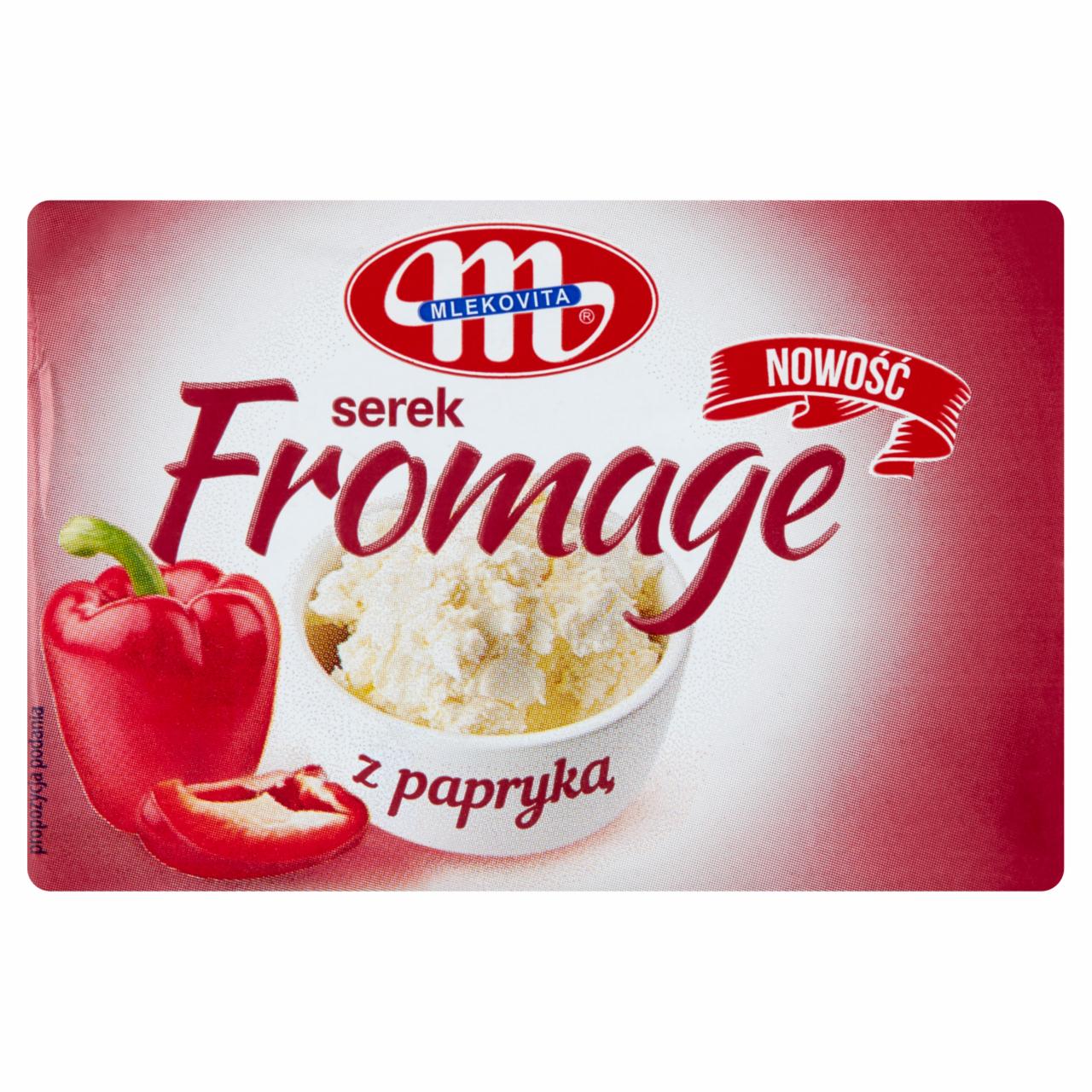 Zdjęcia - Mlekovita Serek fromage z papryką 80 g