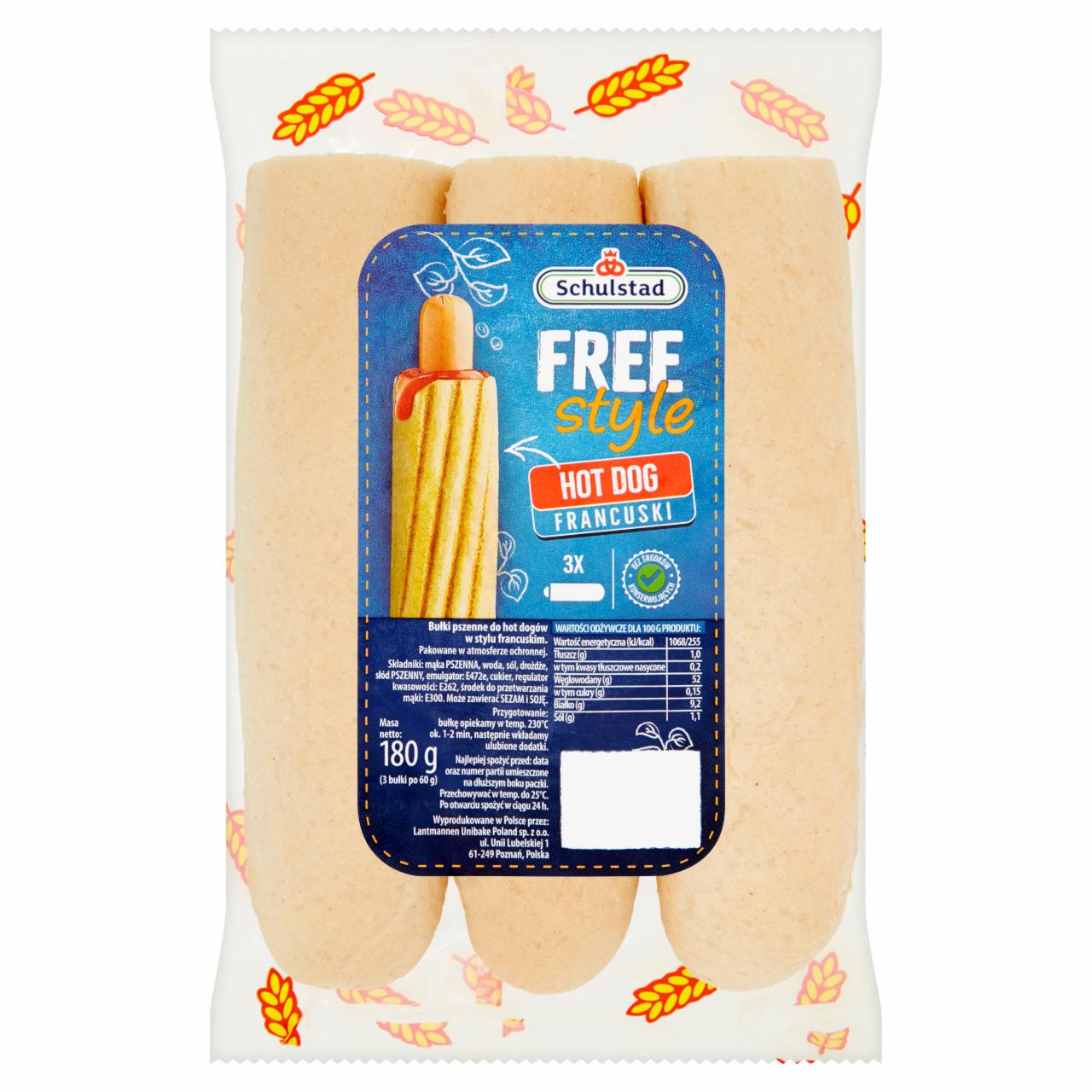 Zdjęcia - Schulstad Classic Pszenny hot dog 180 g (3 x 60 g)