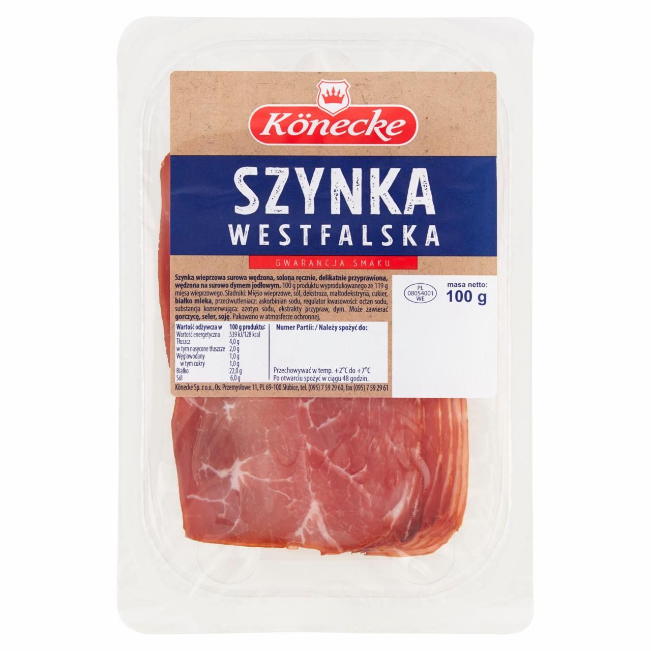 Zdjęcia - Könecke Szynka westfalska 100 g