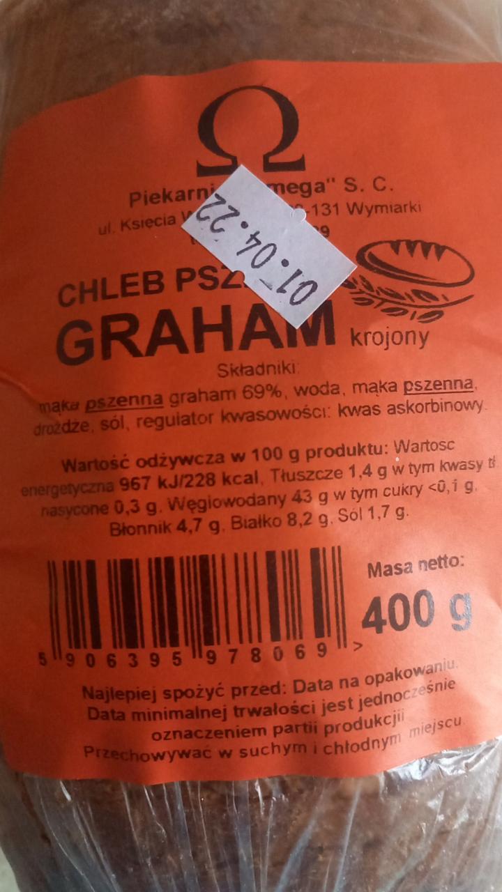 Zdjęcia - Chleb pszenny Graham piekarnia omega