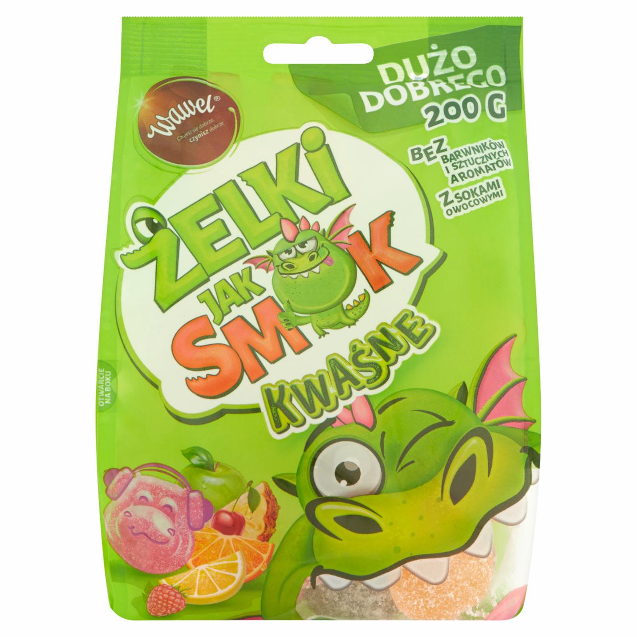 Zdjęcia - Wawel Żelki jak smok kwaśne 200 g