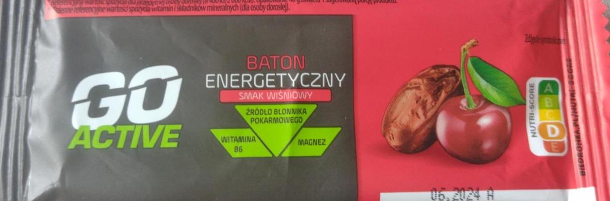 Zdjęcia - Baton energetyczny smak wiśniowy Go Active