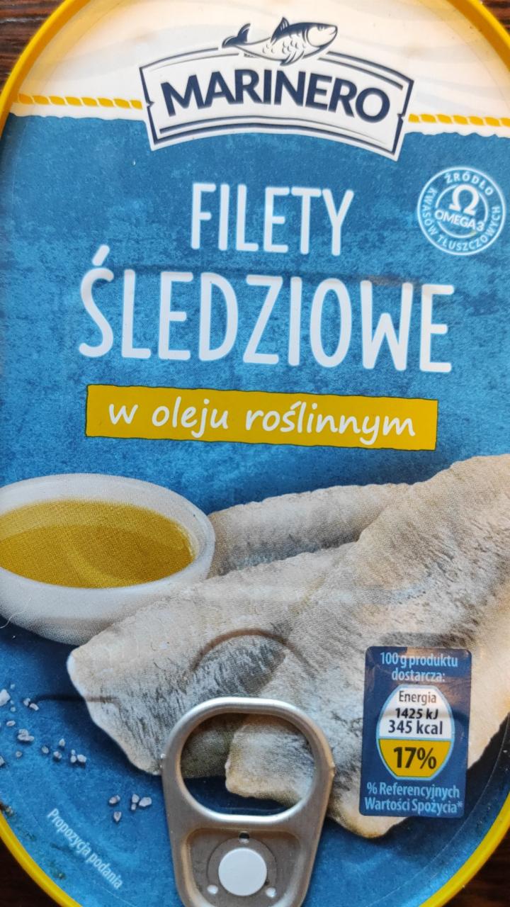 Zdjęcia - Filety śledziowe w oleju roślinnym Marinero