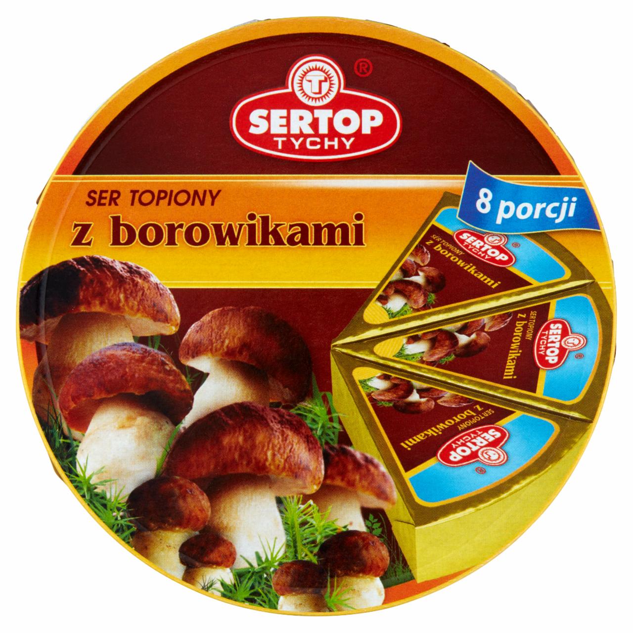 Zdjęcia - Sertop Tychy Ser topiony z borowikami 140 g (8 x 17,5 g)