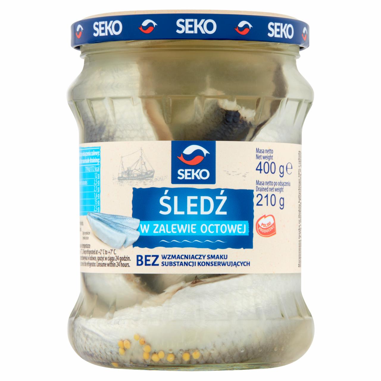 Zdjęcia - Seko Śledź w zalewie octowej 400 g