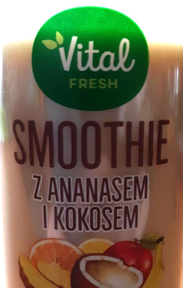 Zdjęcia - Smoothie z ananasem i kokosem Vital fresh