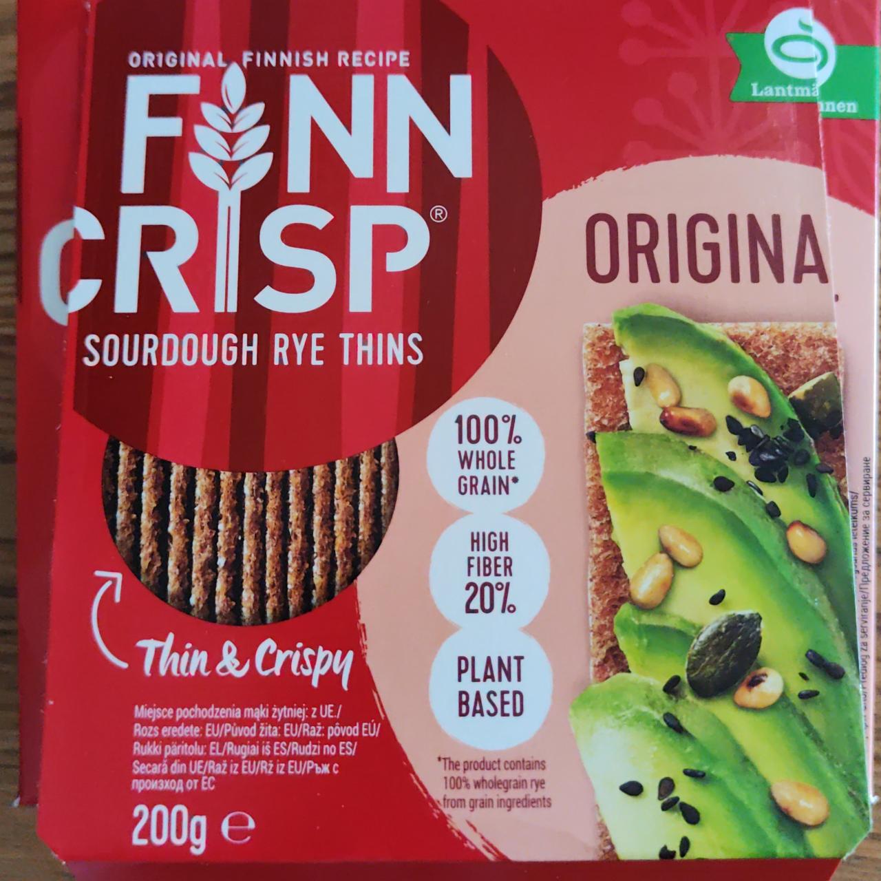 Zdjęcia - Original thins rye crispbread Finn Crisp