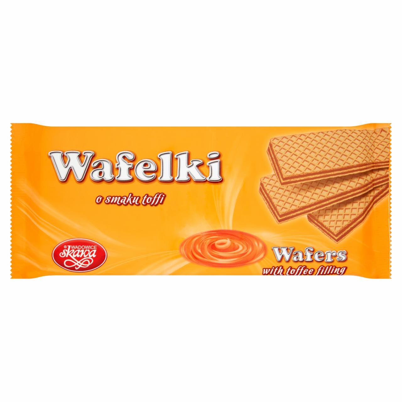 Zdjęcia - Wafelki o smaku toffi Wadowice Skawa