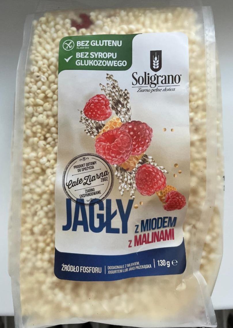 Zdjęcia - Soligrano Jagły z miodem i malinami 130 g e