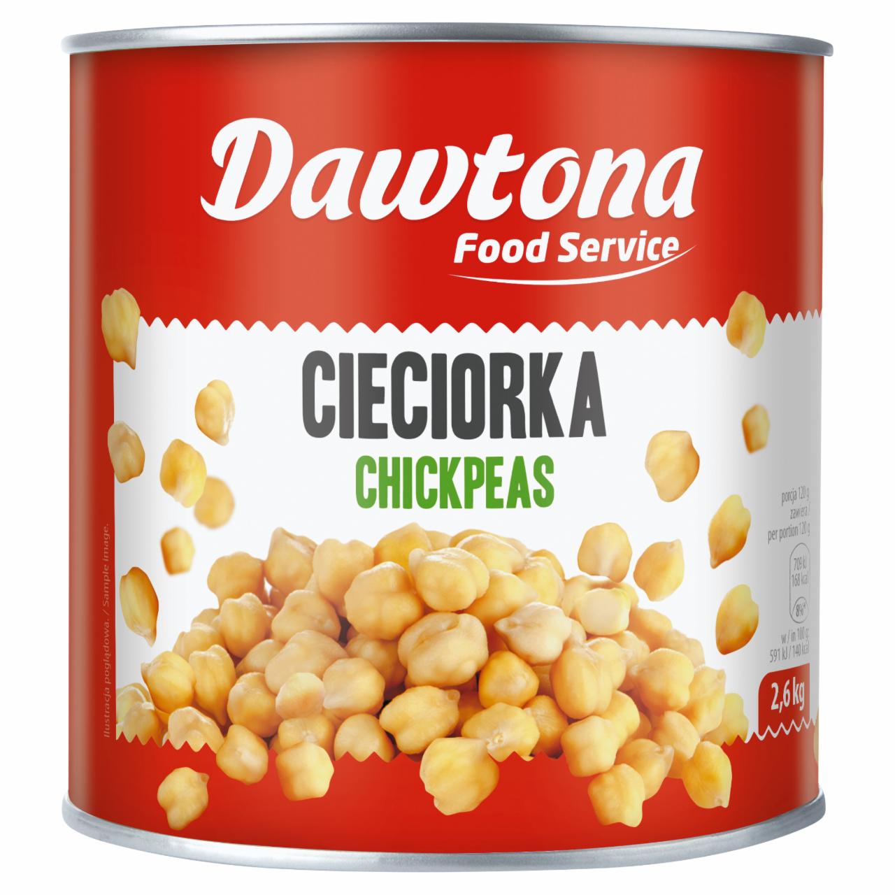 Zdjęcia - Dawtona Food Service Cieciorka 2,6 kg