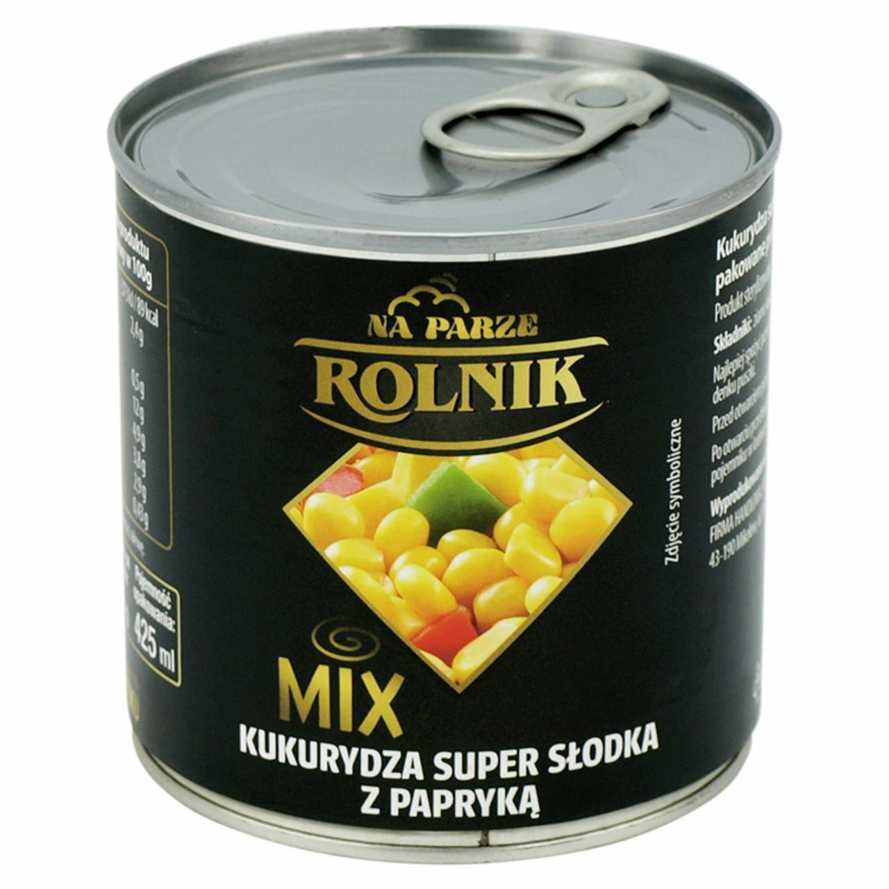 Zdjęcia - Rolnik Na parze Mix kukurydza super słodka z papryką